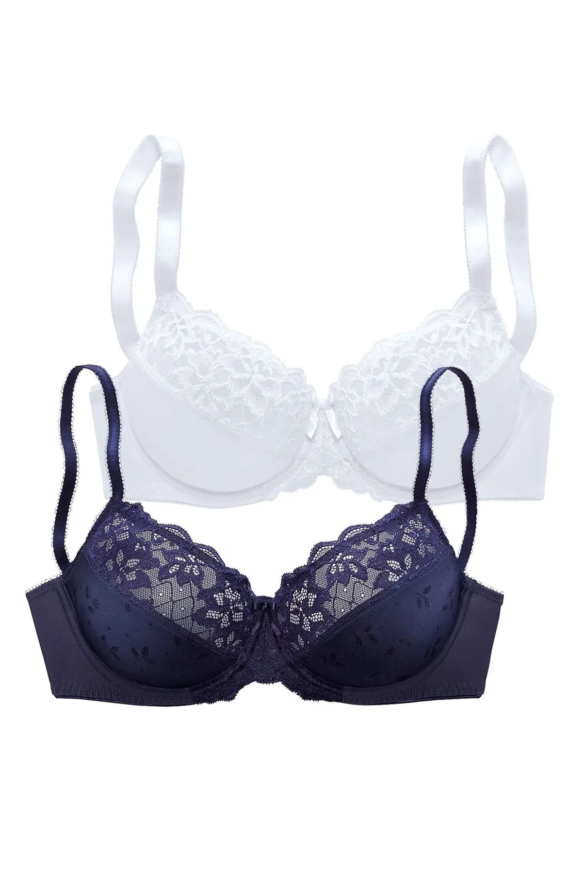 PETITE FLEUR  BH - Weiß - Unifarben