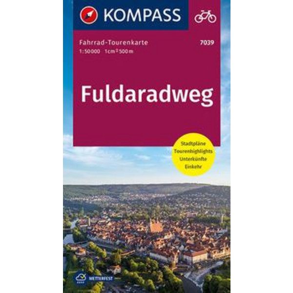 FAHRRAD-TOURENKARTE FULDARADWEG 1:50 000 - Fahrradkarte