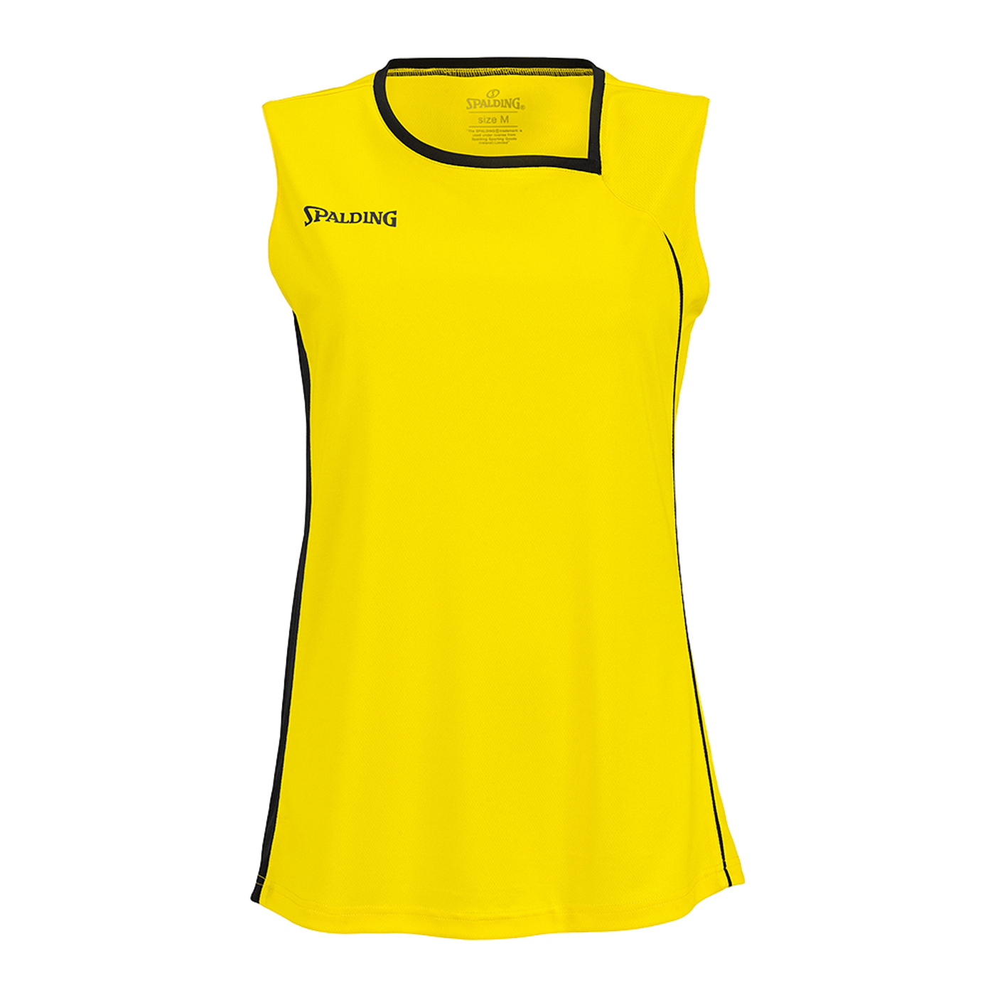 Spalding 4HER II Tank Top Damen Gelb Schwarz F06