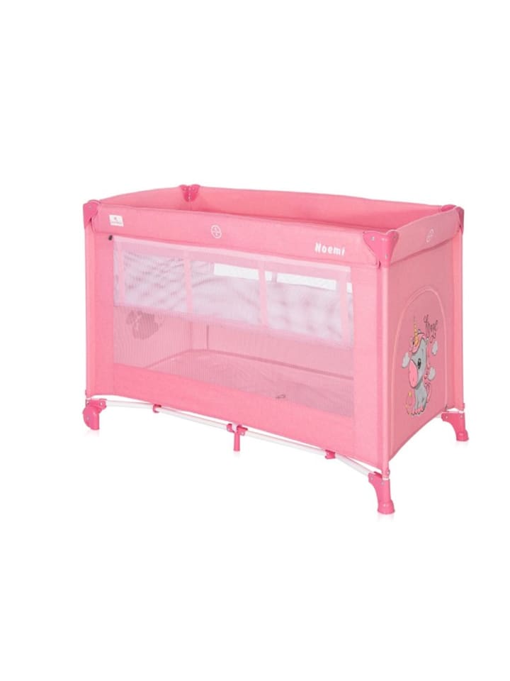Lorelli Reisebett Noemi 2 Ebenen in rosa günstig kaufen 60x120 cm