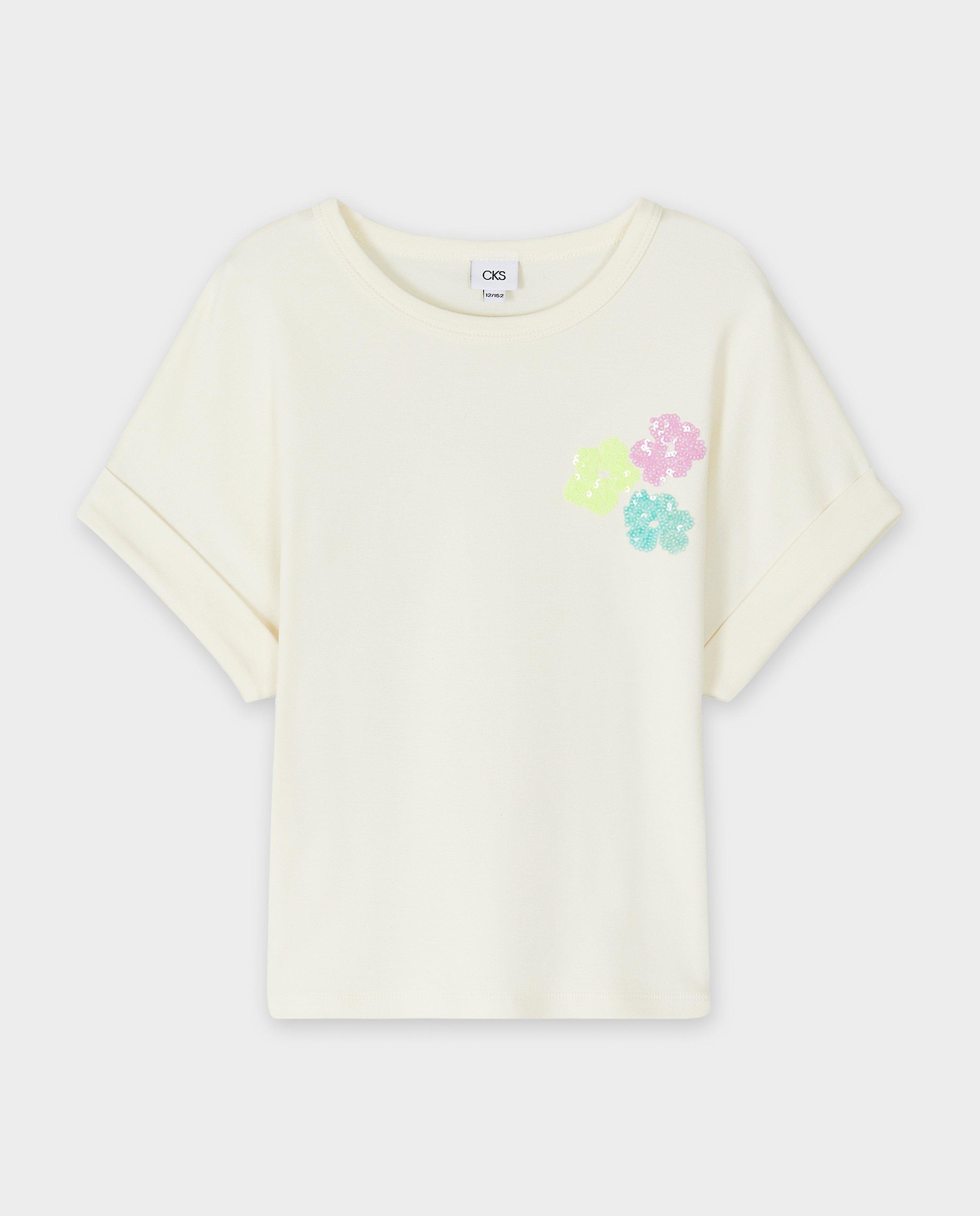 Tricou CKS cu imprimeu alb pe spate