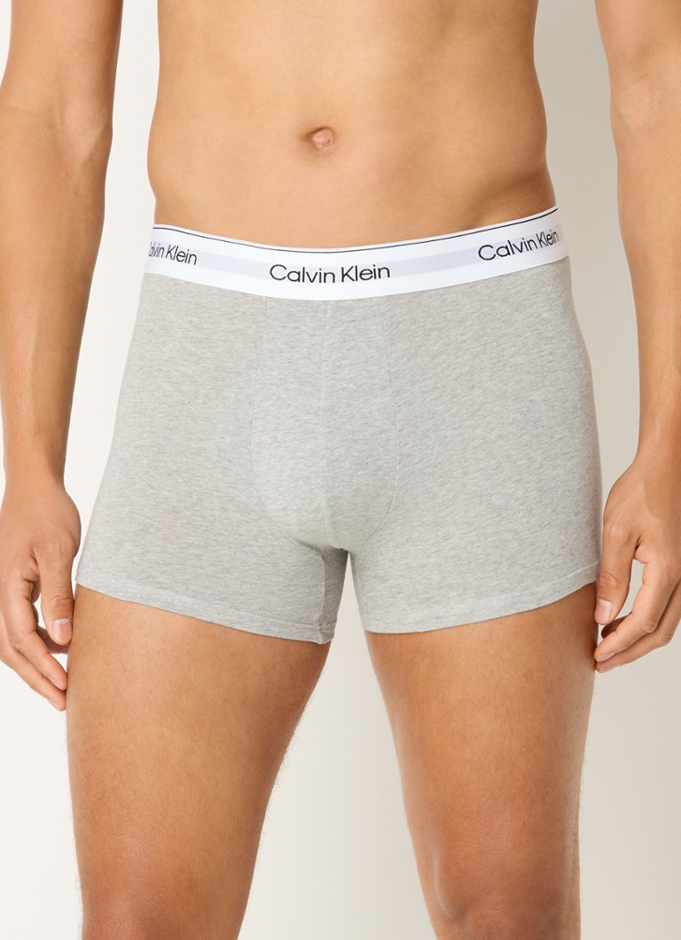 Calvin Klein logós derékpántos boxeralsó, 3 darabos kiszerelésben