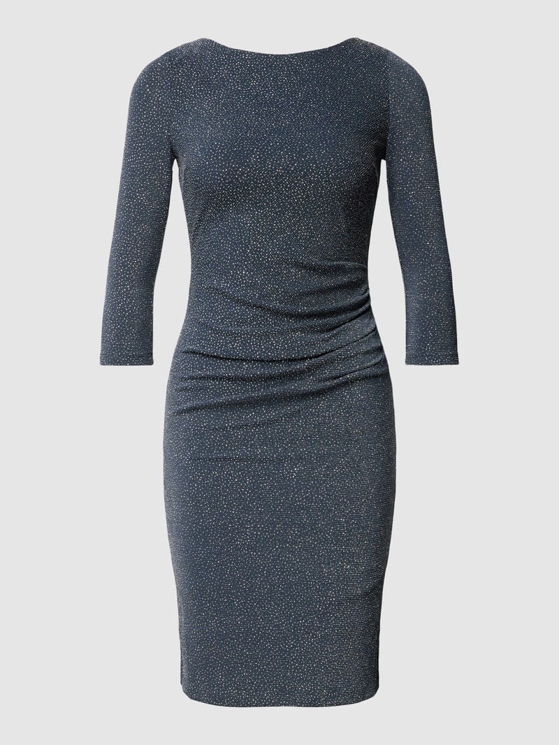Cocktailkleid mit Effektgarn in graphit
