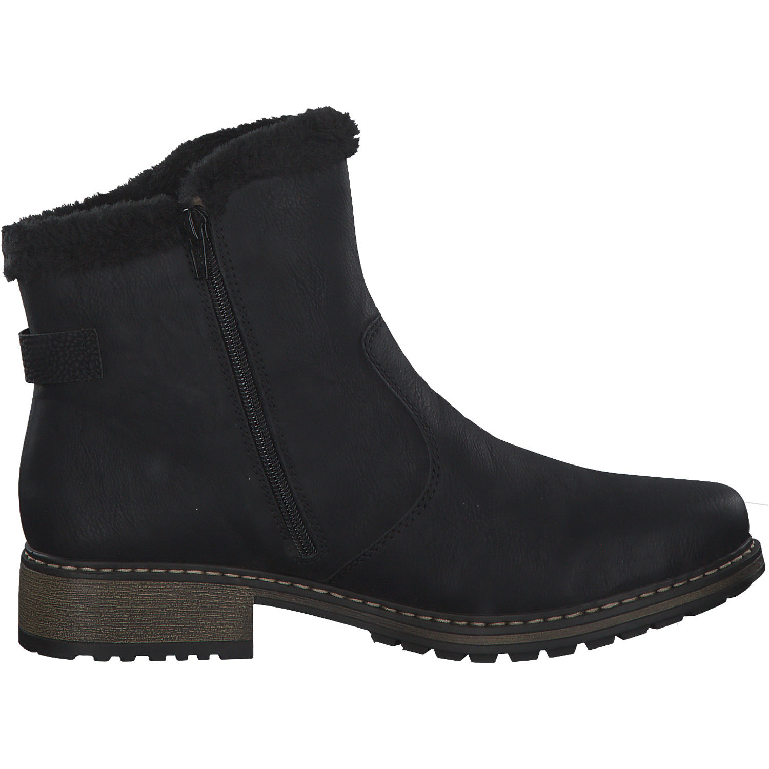 Rieker Z6862, Winterstiefeletten, Damen, schwarz/schwarz/nero