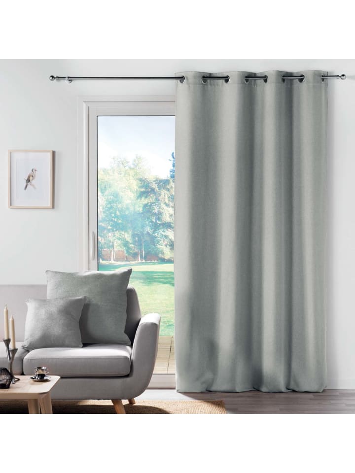 Douceur d’Intérieur Verdunkelungsvorhang in grau günstig kaufen onesize