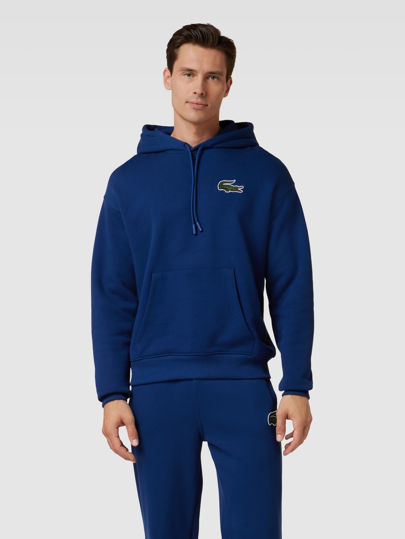 Hoodie mit Känguru-Tasche in blau