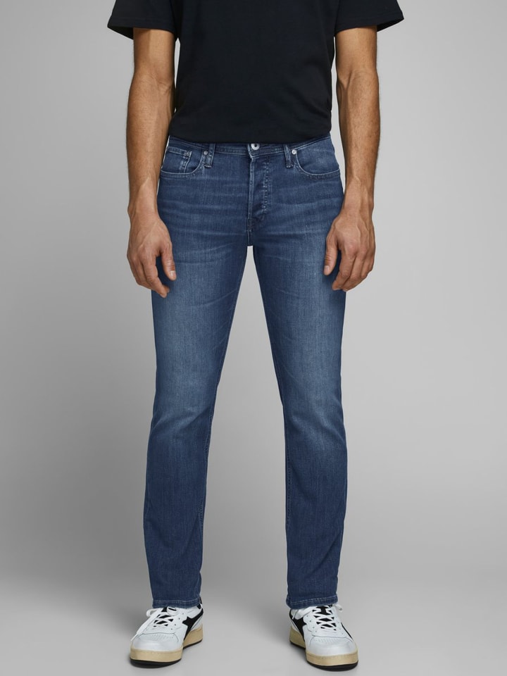 Jack & Jones Jeans GLENN Skinny Tapered JJI GLENN ORIGINAL AM in Dunkelblau-2 günstig kaufen