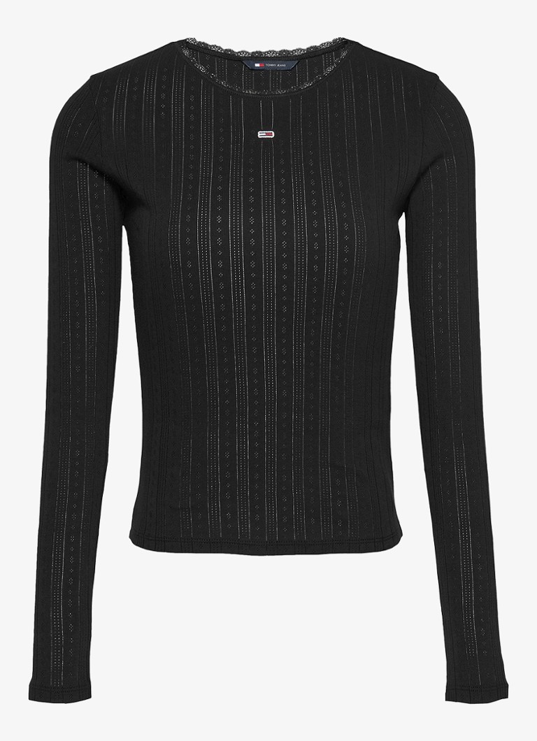 Tommy Hilfiger long-sleeved shirt with logo embroidery