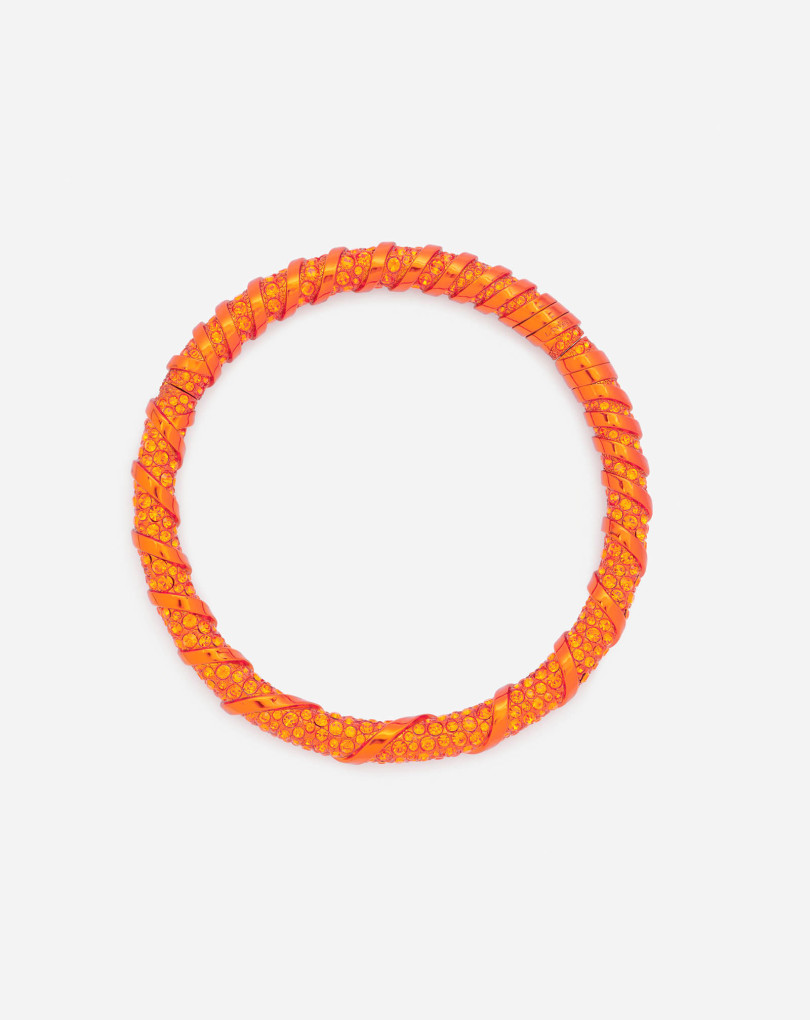 COLLIER RAS-DE-COU MELODIE EN STRASS
