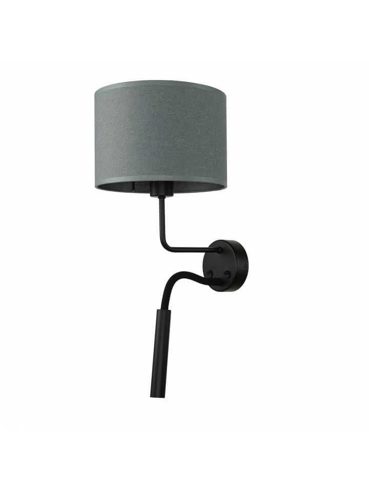 Licht-Erlebnisse Wandlampe in Schwarz Grau günstig kaufen onesize