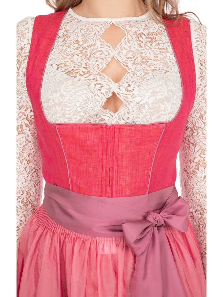 KRÜGER Midi Dirndl 115667 in pink günstig kaufen