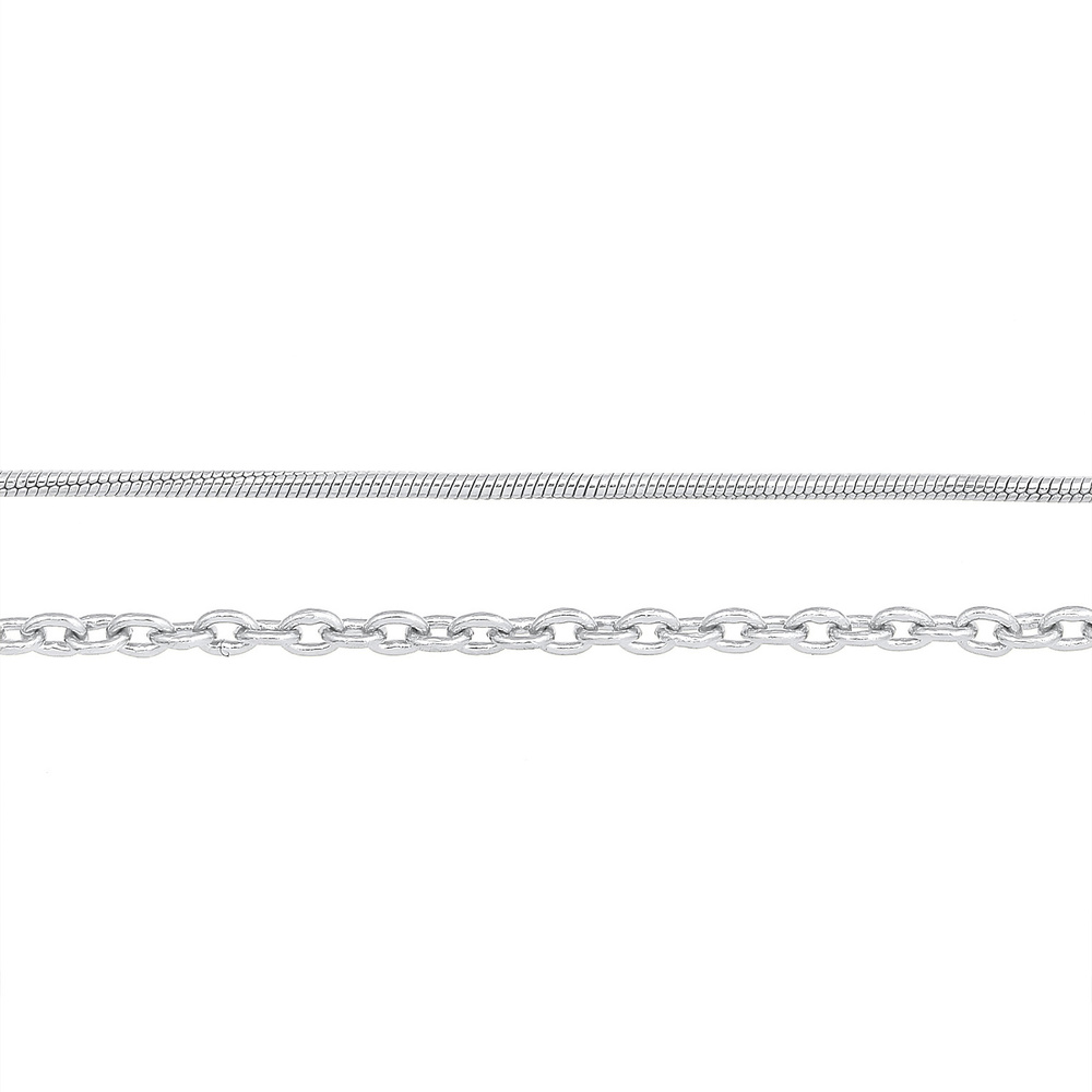 Elli Elli Collier Choker Chaîne d'Ancre Basic Collier Femme - (925/1000) Argent collier