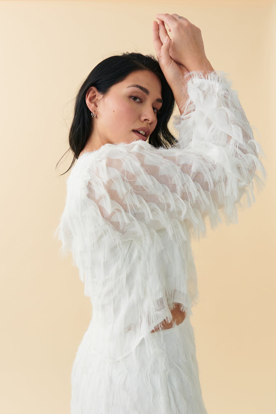 Fluffy blouse