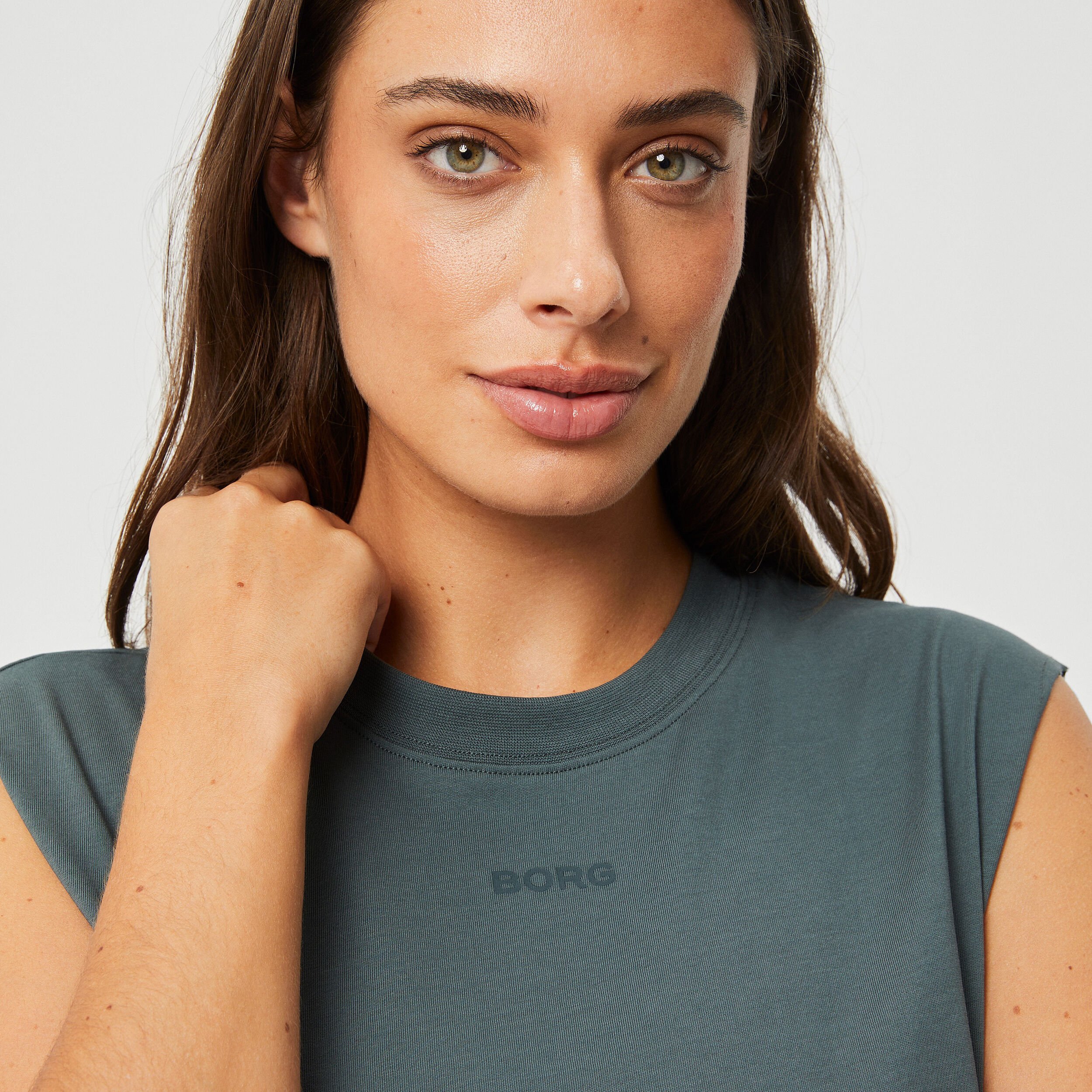 Training Tank-Top Damen - Dunkelgrün