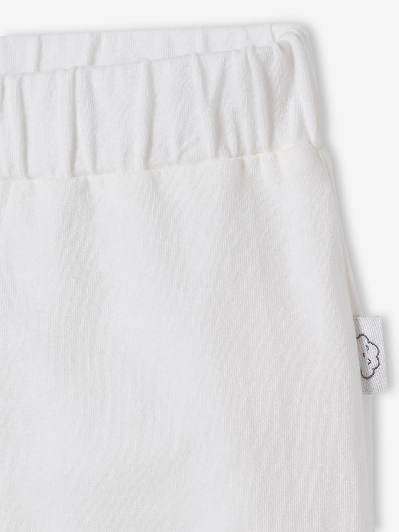 Vertbaudet Baby Hose für Neugeborene BASIC Oeko-Tex - wollweiß