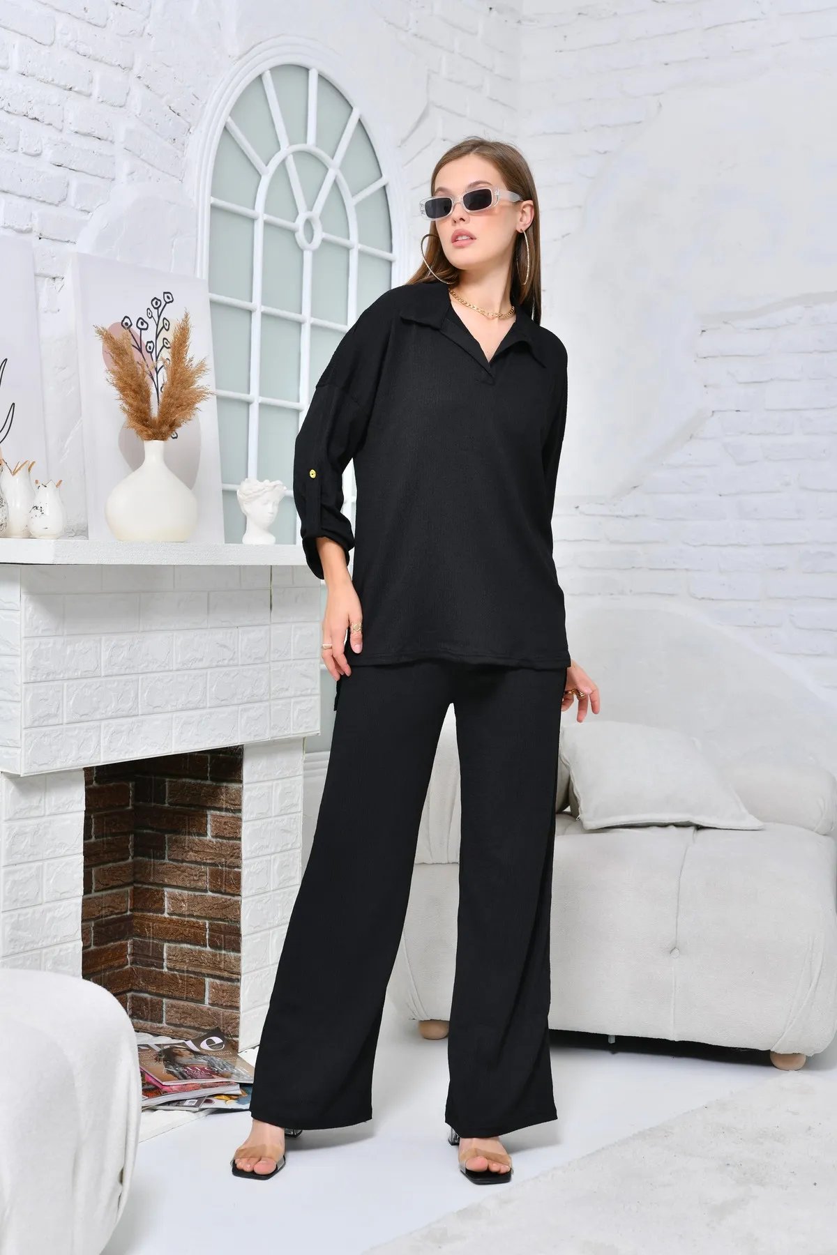 VOLT CLOTHİNG  Zweiteiler - Schwarz - Regular Fit