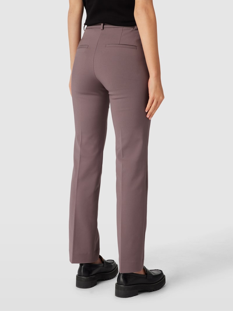 Hose mit Bügelfalten Modell 'NOOWA' in mauve