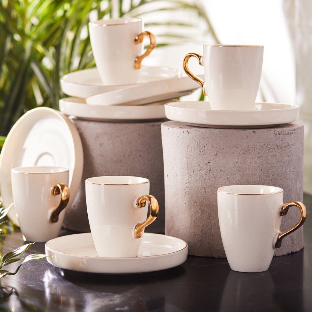 Karaca Kaffeeservice Pippo Espresso Kaffeeservice Fur 6 Personen