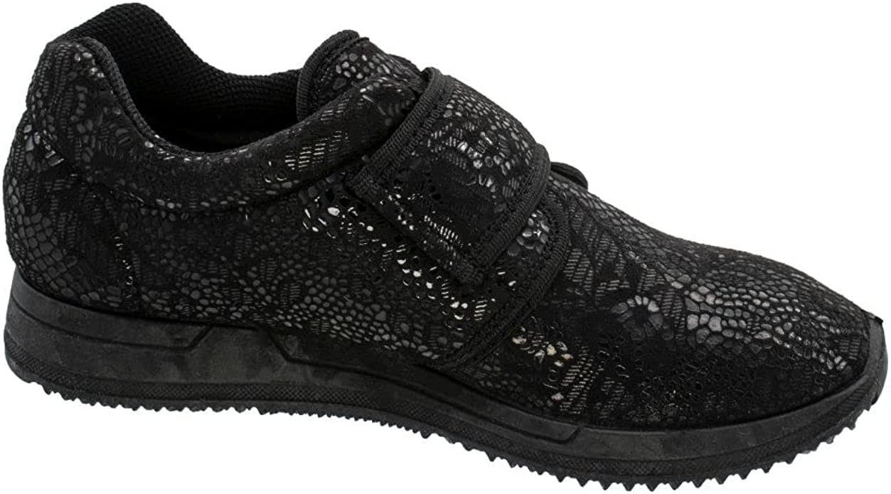 FISCHER MARKENSCHUH Komfort Slipper schwarz