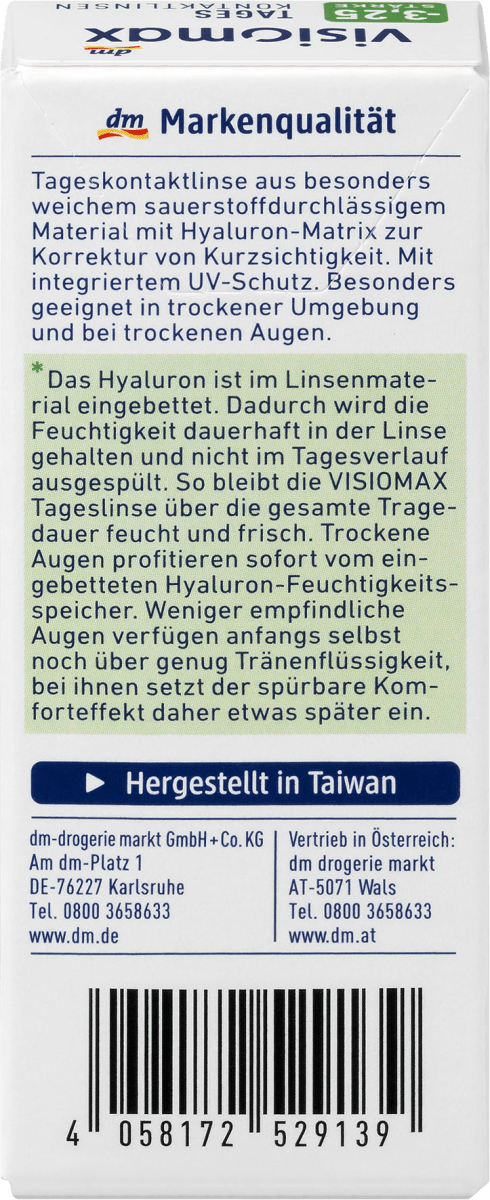 Tageslinse -3,25, 8 St