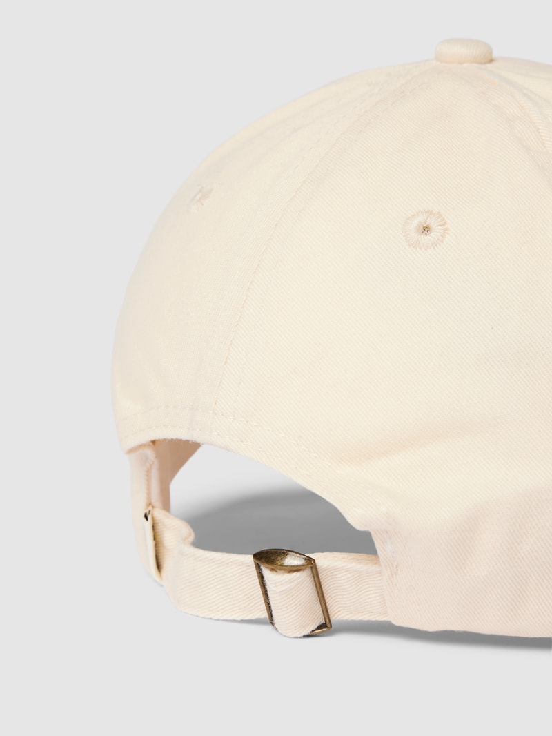 Basecap mit Label-Motiv-Stitching Modell 'Celestial Sun' in offwhite