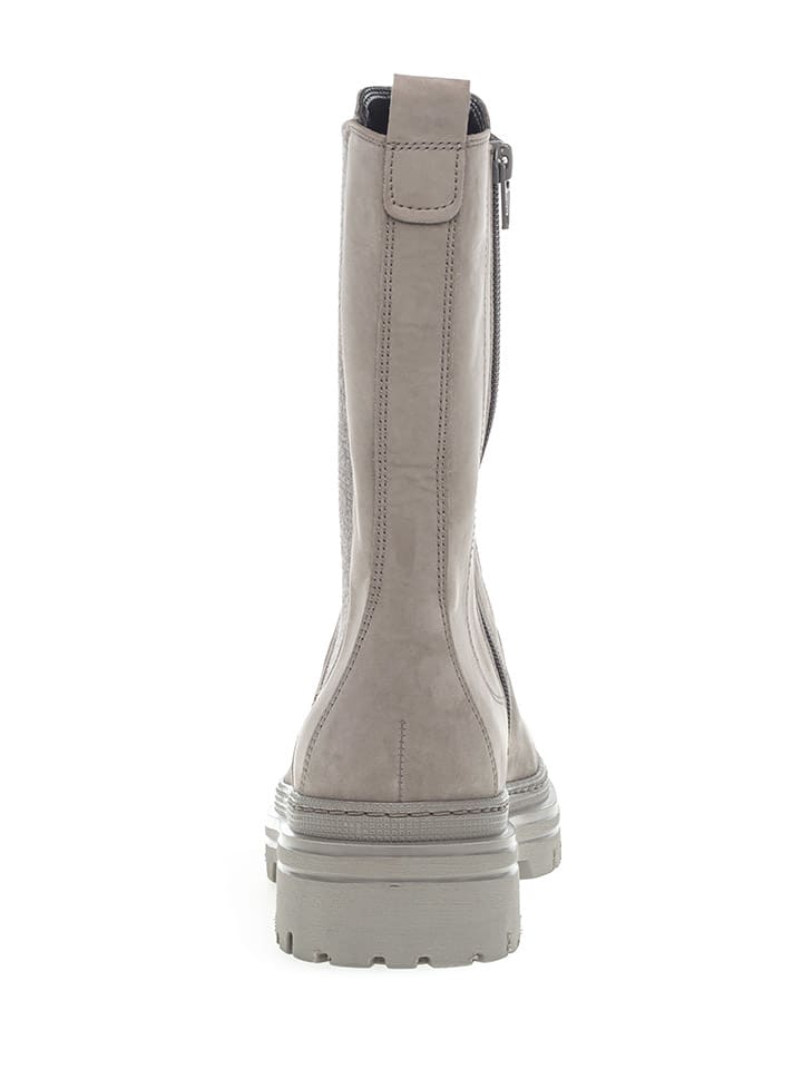Gabor Leder-Stiefeletten in Beige günstig kaufen