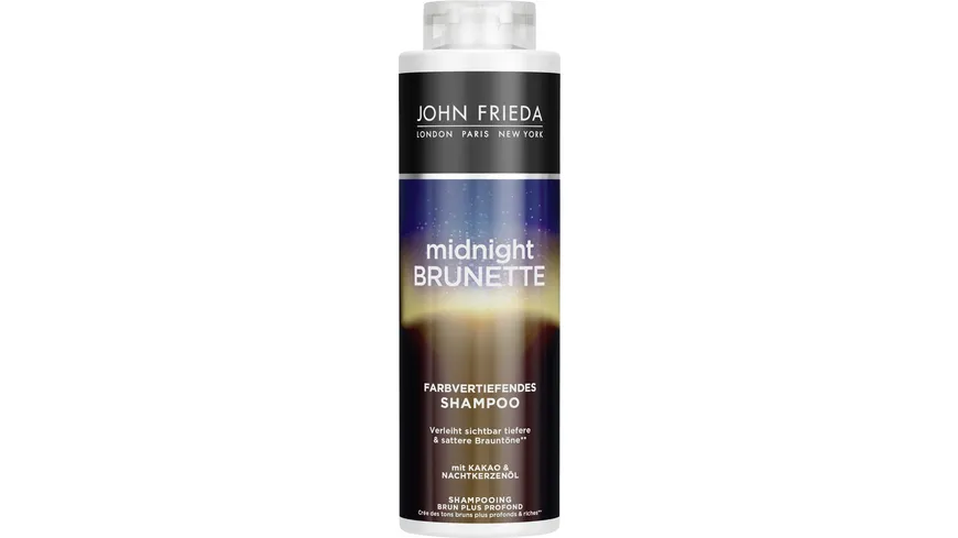 John Frieda Midnight Brunette Farbvertiefendes Shampoo 500 ml