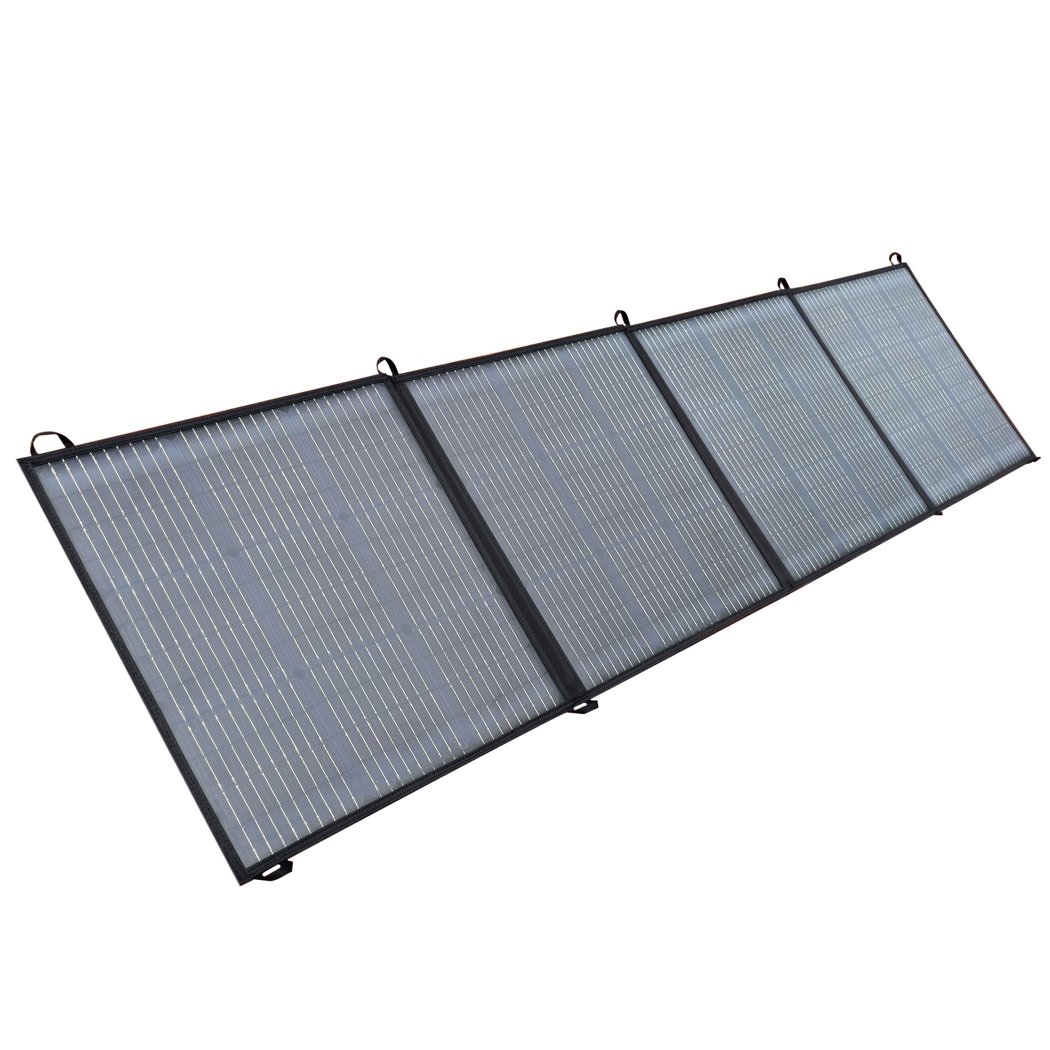 A Ade Solaranlage faltbares Solarpanel Solarmodul, 200,00 W, Monokristallin