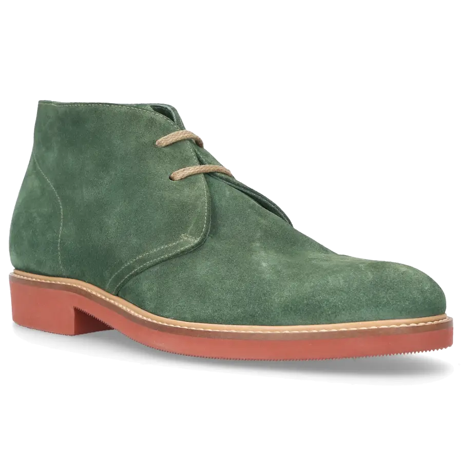 Budapester - Stiefel 51079 Veloursleder - grün