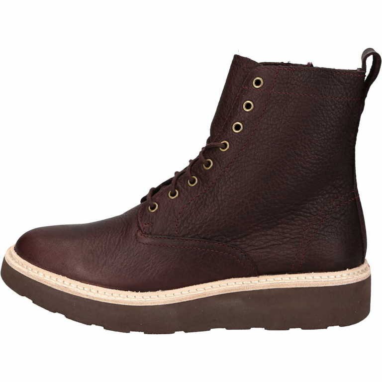 CLARKS Schnür-Stiefeletten rot Trace Pine