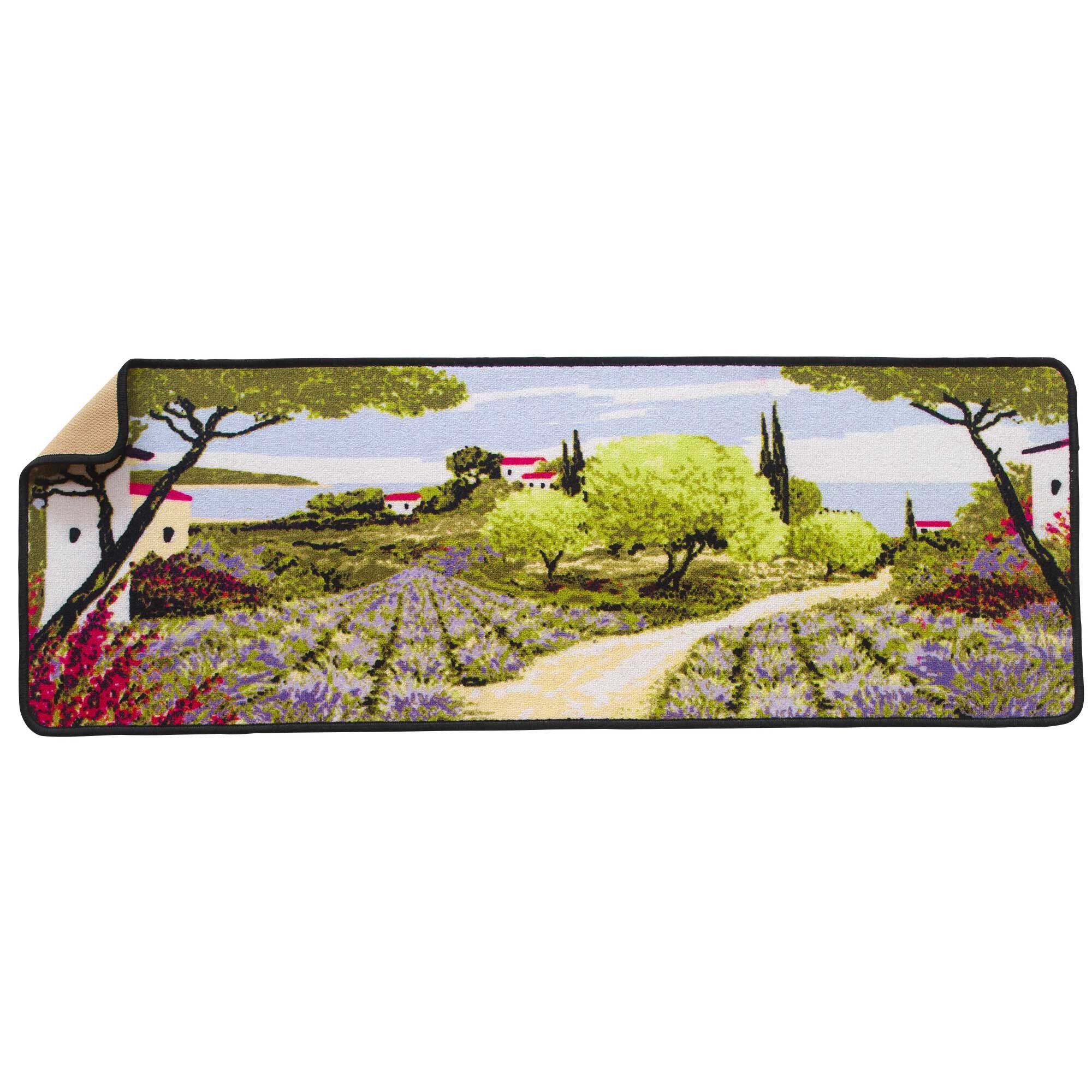 Tapis cuisine motif mas provençal