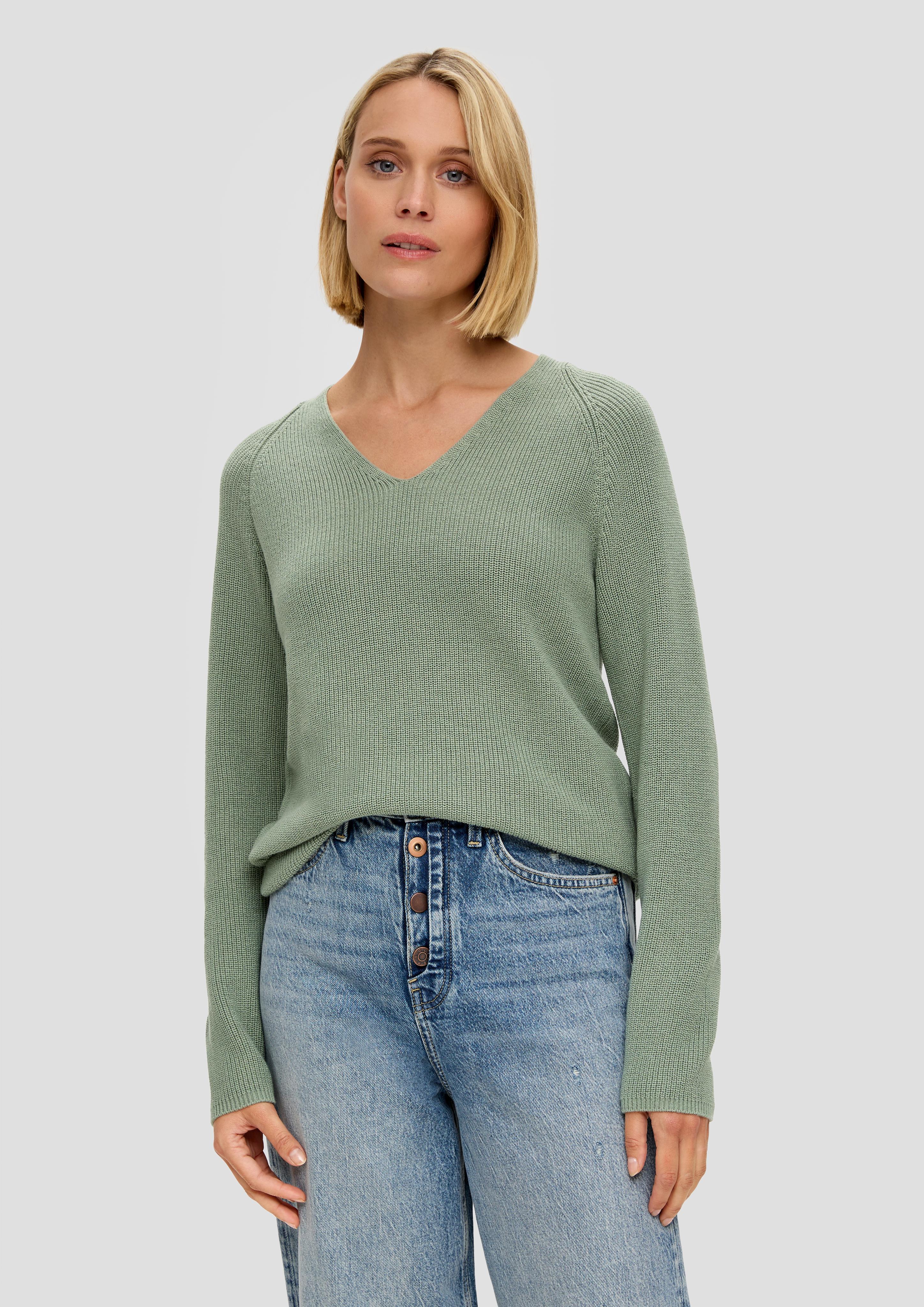 Strickpullover mit Raglanärmeln  2133060-7210