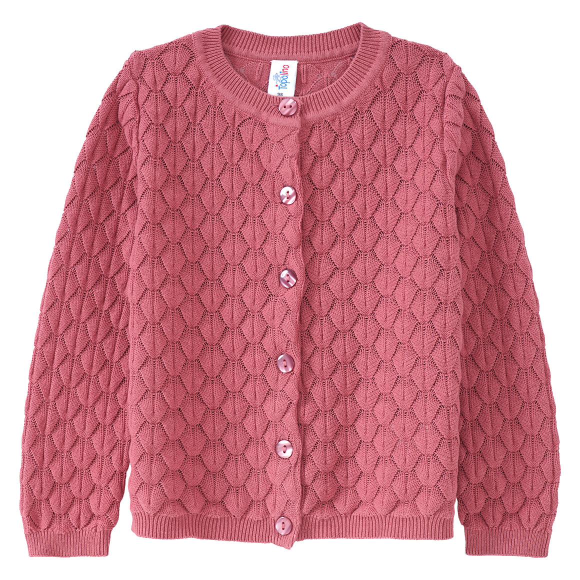 Mädchen Strickjacke mit Struktur