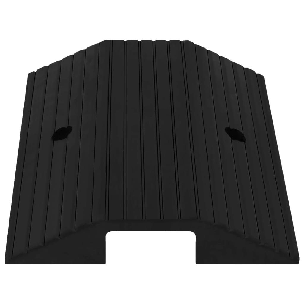 vidaXL Verkehrsschild Brückenschwellenrampe 49x40x8 cm Gummi, (1 St)