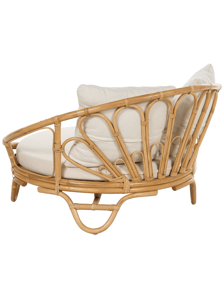 Beliani Sonneninsel ROSSANO in /Beige - (W) 112 x (H) 71 x (L) 110 cm günstig kaufen onesize
