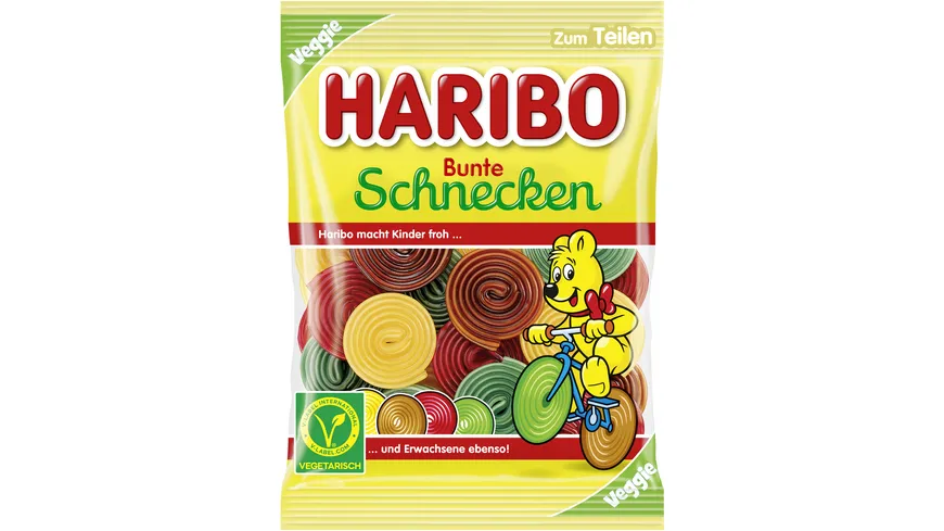 Haribo Fruchtgummi Bunte Schnecken 160 g