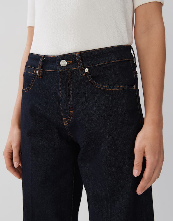 Cropped Wide Jeans Cellma turn up