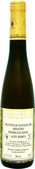 2020 Zeltinger Sonnenuhr Riesling Beerenauslese edelsüß 0,375 L - Weingut Gessinger