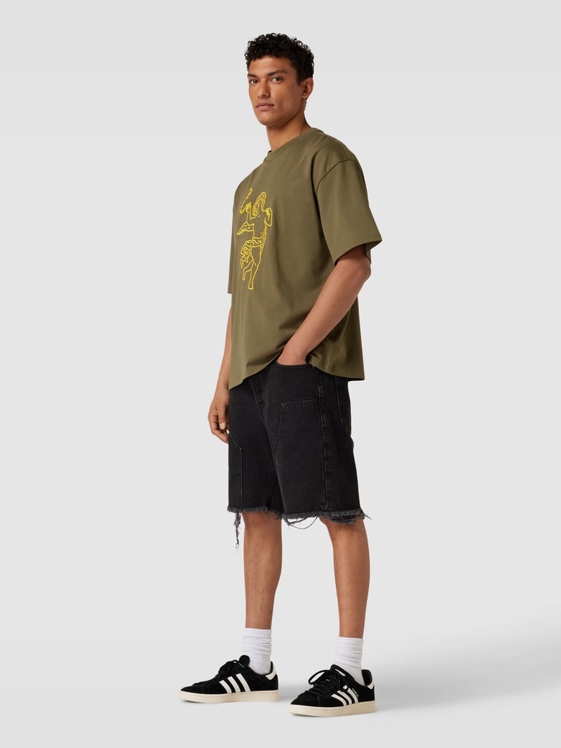 Bermudas mit aufgesetzten Taschen Modell 'TONY' in schwarz