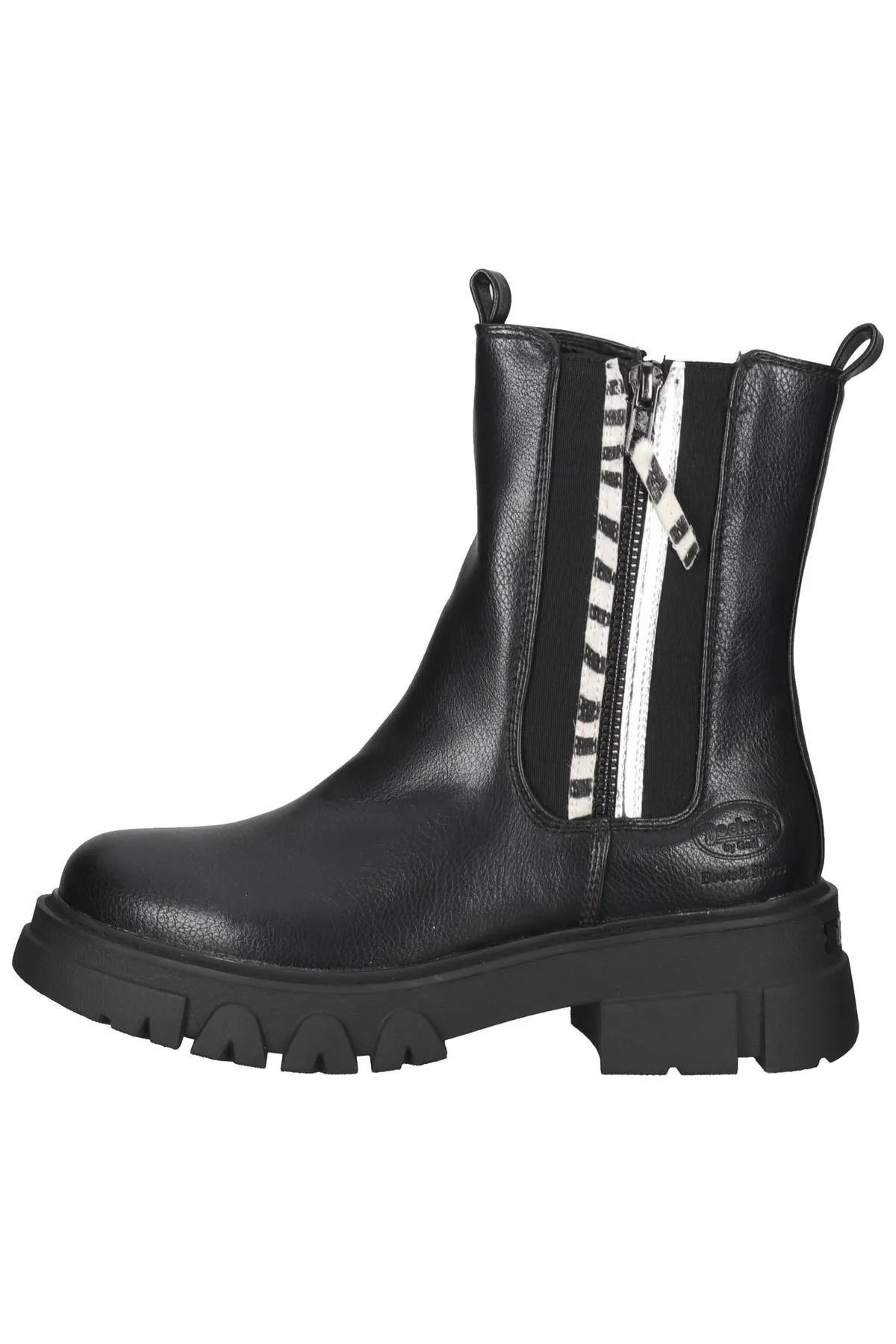 Dockers  Stiefelette - Schwarz - Blockabsatz