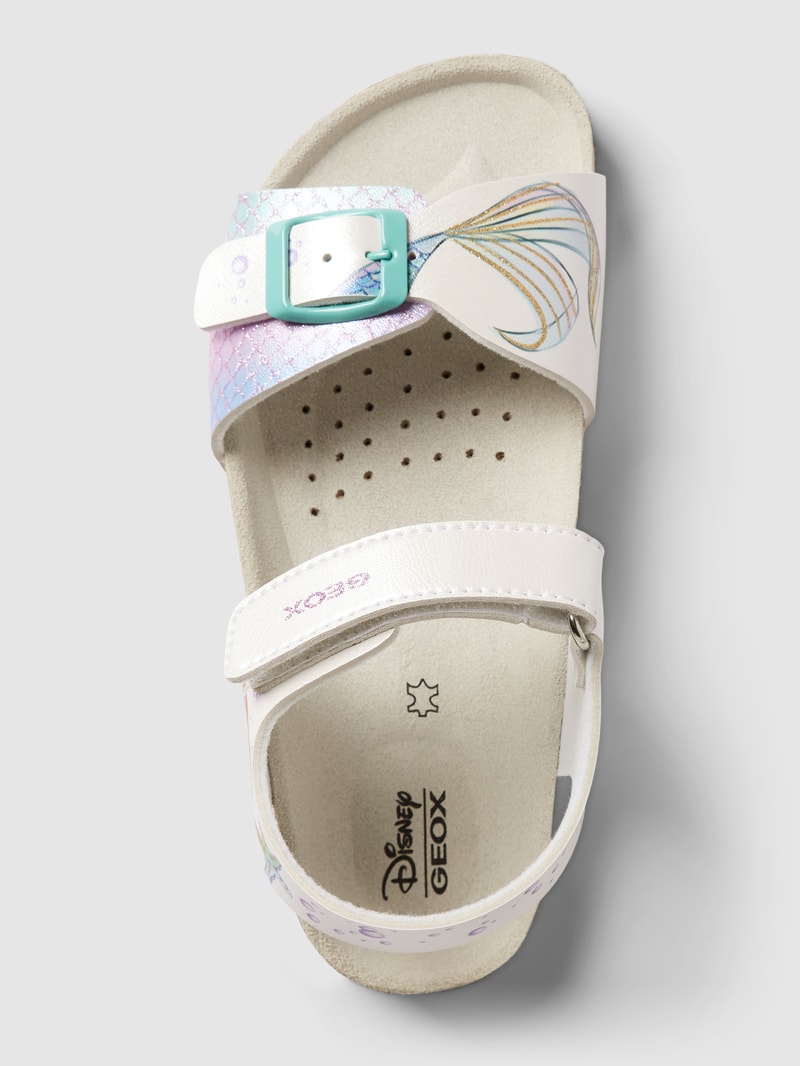 Sandalen mit DS®-Details in offwhite