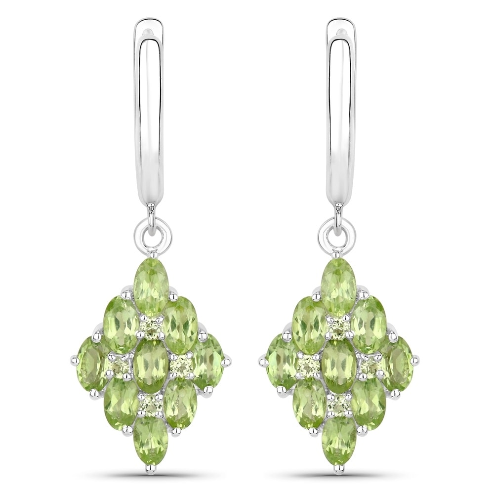 Rafaela Donata Boucles doreilles Argent sterling Vert en Argent Bijoux