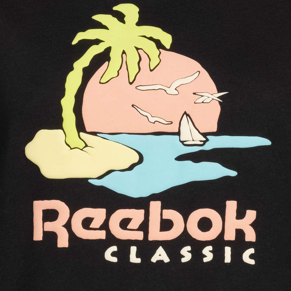Reebok Graphic Cropped Damen T-Shirt GJ4864