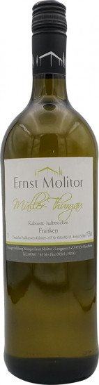 2022 Dettelbacher Honigberg Müller-Thurgau Kabinett halbtrocken 1,0 L - Weingut Ernst Molitor