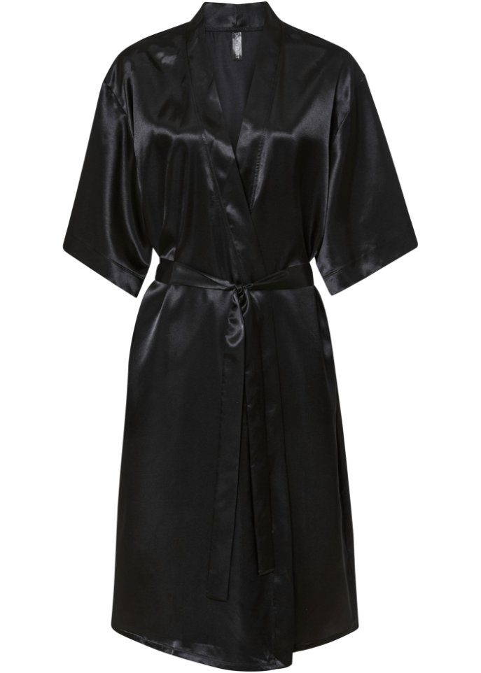 Langer Satin Kimono