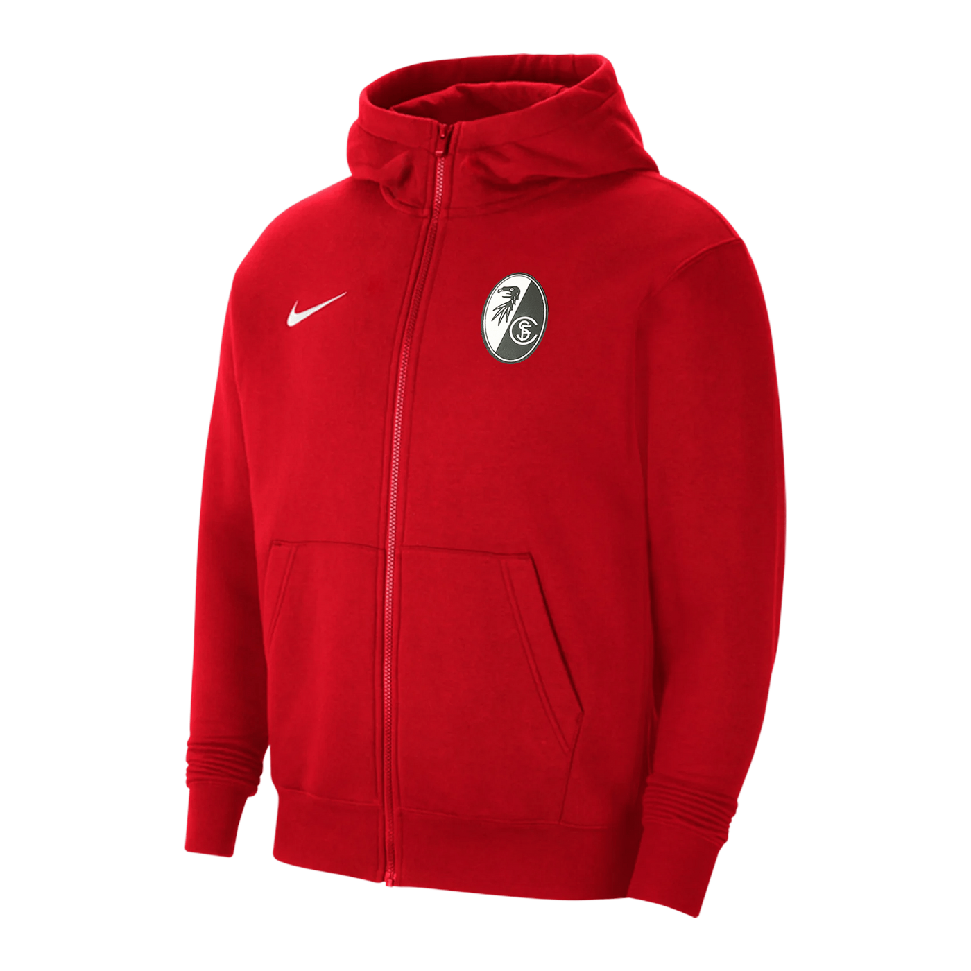 Nike SC Freiburg Fleece Kapuzenjacke Kids Rot F657