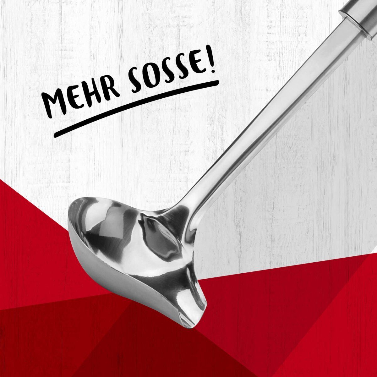FACKELMANN Soßenlöffel Ovalgriff