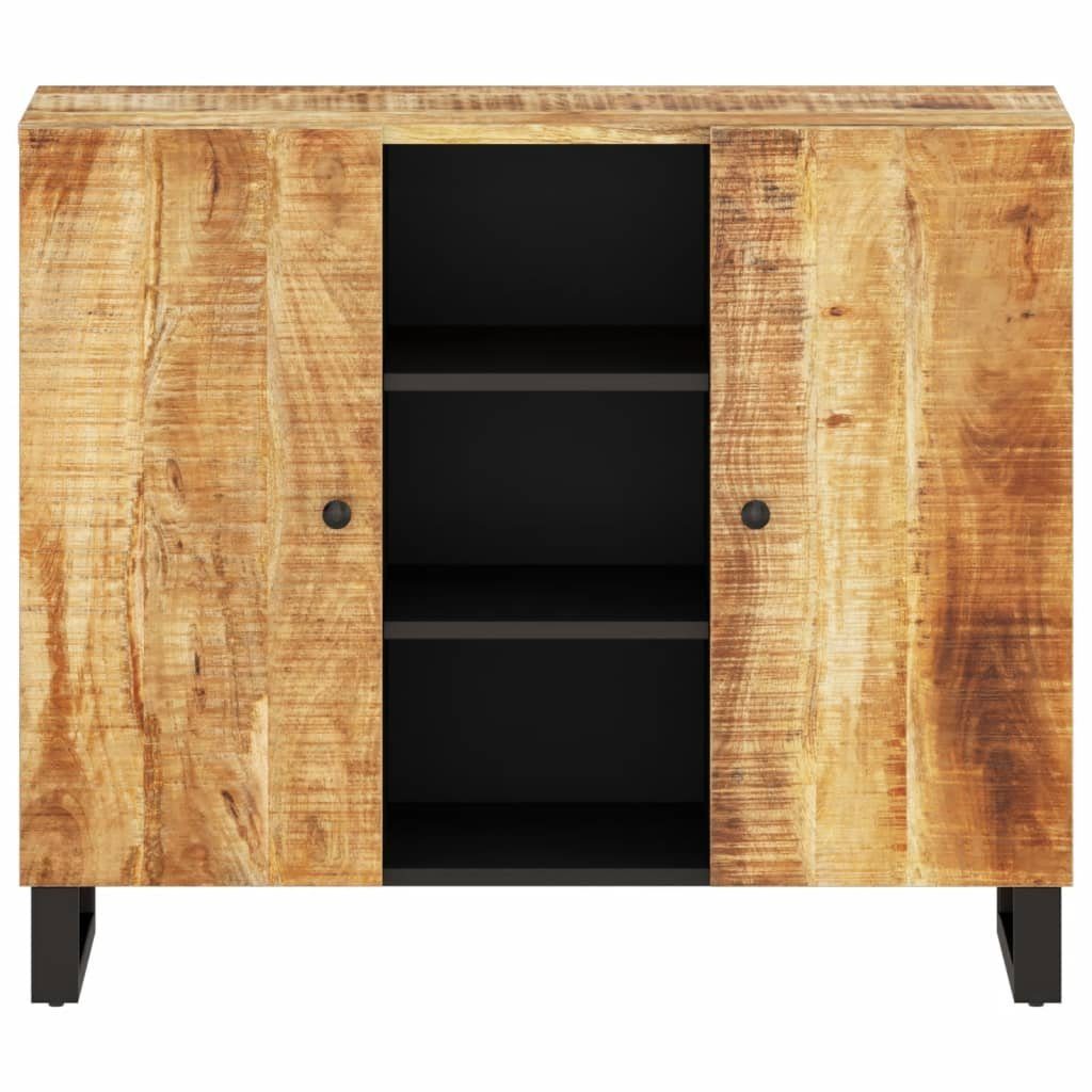vidaXL Sideboard Sideboard mit 2 Türen 90x33x75 cm Massivholz Mango (1 St)