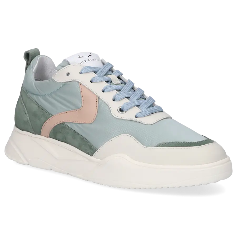 VOILE BLANCHE - Sneaker low JOSHEE Veloursleder - grün