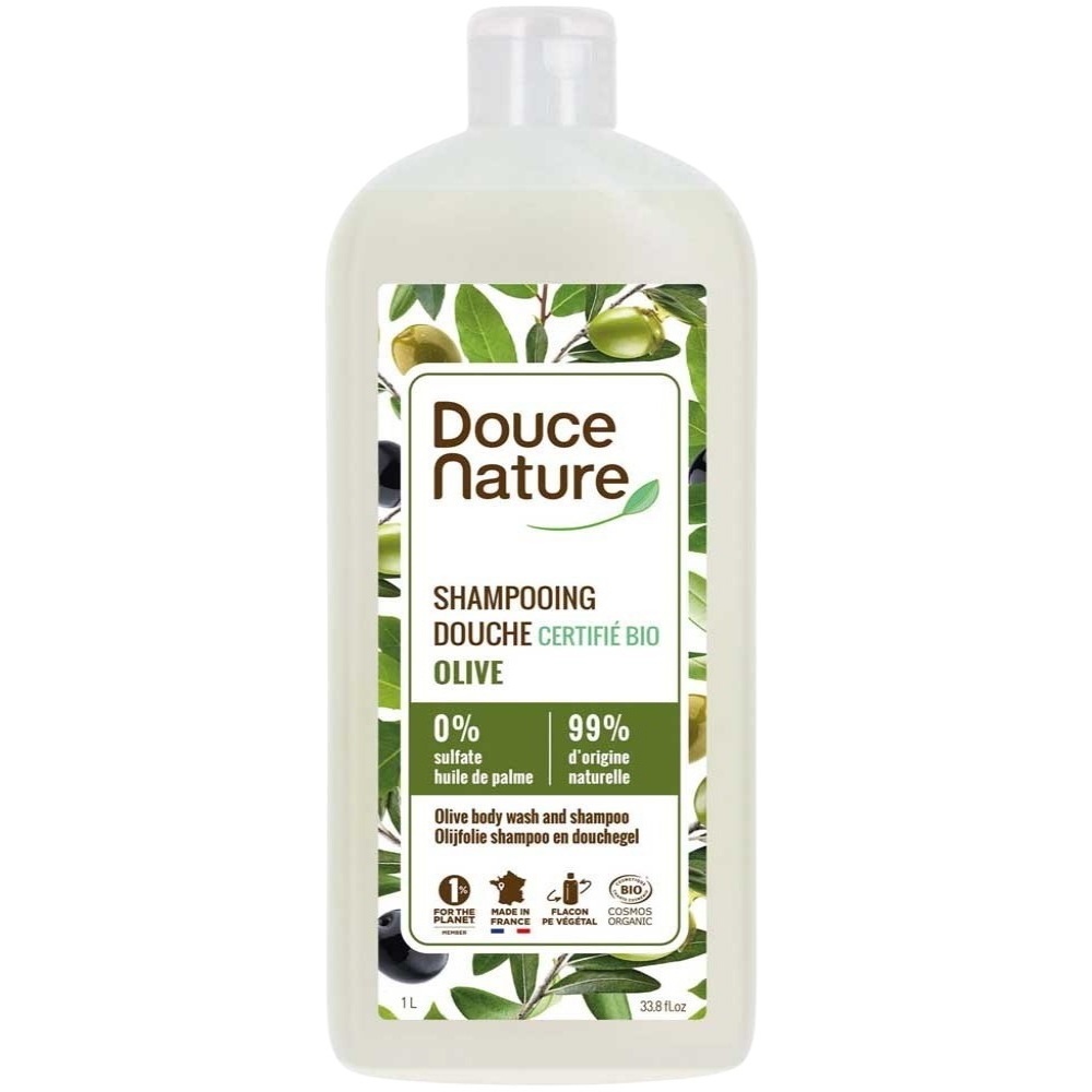 douce nature Shampoing douche olive 1L Shampoing douche